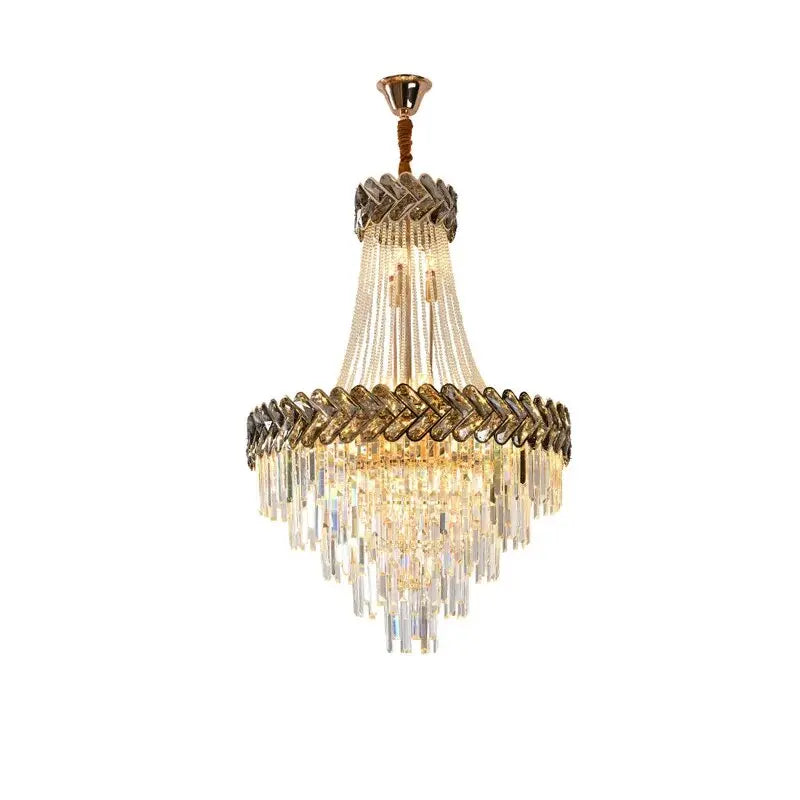 2023 Luxury Duplex Villa Crystal Chandelier ChandeliersLife®