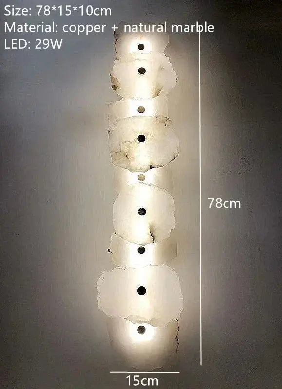 Round Ceiling Marble Wall Lights ChandeliersLife®