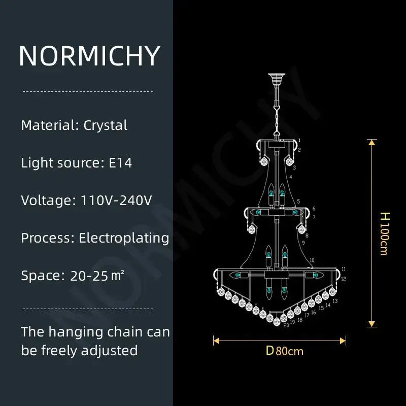 Elegant Crystal Chandelier