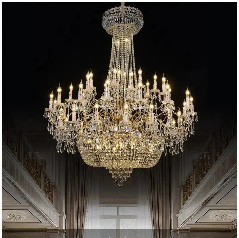Modern Luxurious Style Crystal Pendant Lamp Golden Chrome Candle Art Living Room Restaurant Bedroom Villa 90~240V Pendant Lamps ChandeliersLife®