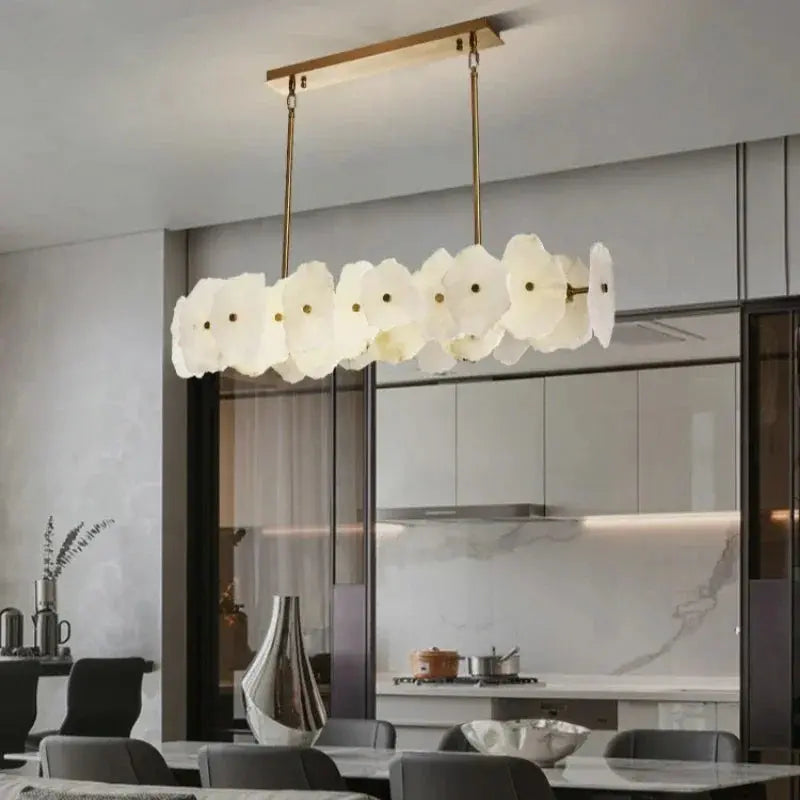Round Ceiling Marble Chandelier ChandeliersLife®
