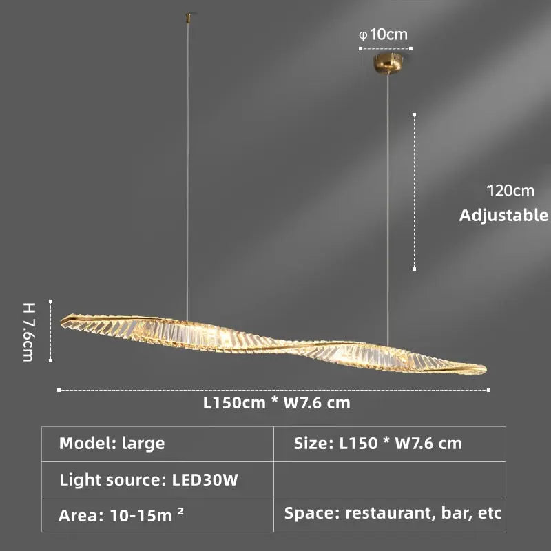 One Spiral Luxury Chandelier ChandeliersLife®