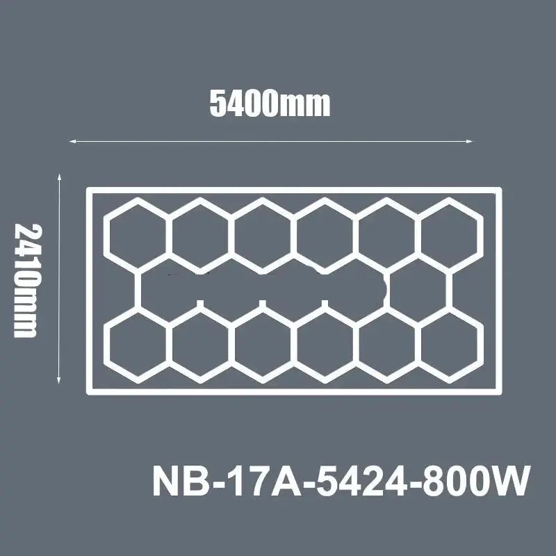 Hexagon Ceiling Light for Car Showroom Workshop ChandeliersLife®