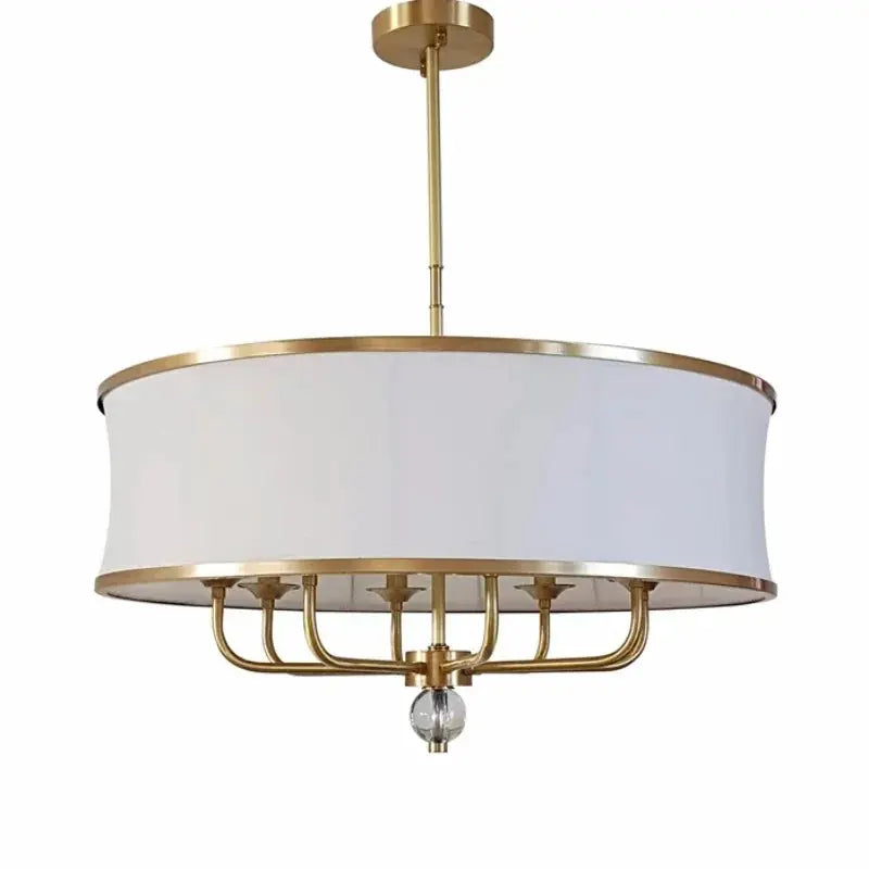 American Fabric E14 Led Chandelier Living Room Nordic Rod Hanging Lamp Foyer Gold Suspend Lamp Home Decor Led Lighting Fixtures ChandeliersLife®