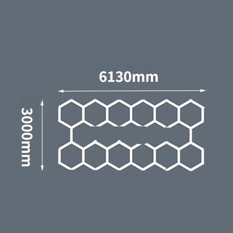 Hexagon Ceiling Light for Car Showroom Workshop ChandeliersLife®