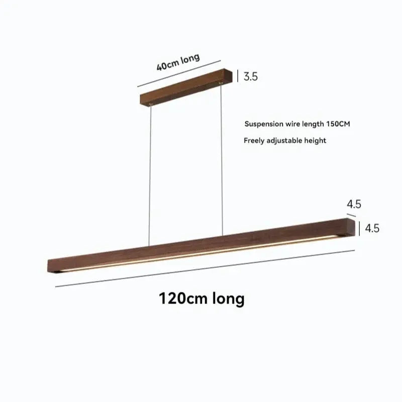 Long Strip Custom Wooden Fixtures ChandeliersLife®