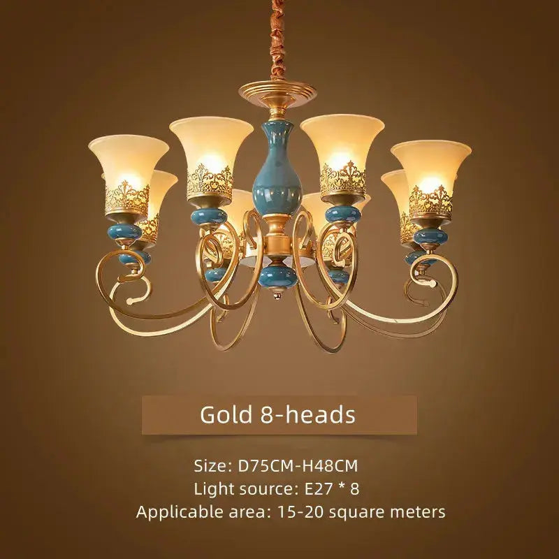 Retro Ceramic Chandelier ChandeliersLife®