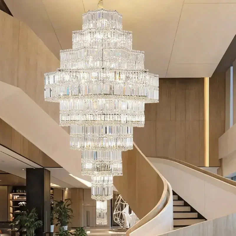 Large Chandelier Duplex Modern Mezzanine Villa ChandeliersLife®