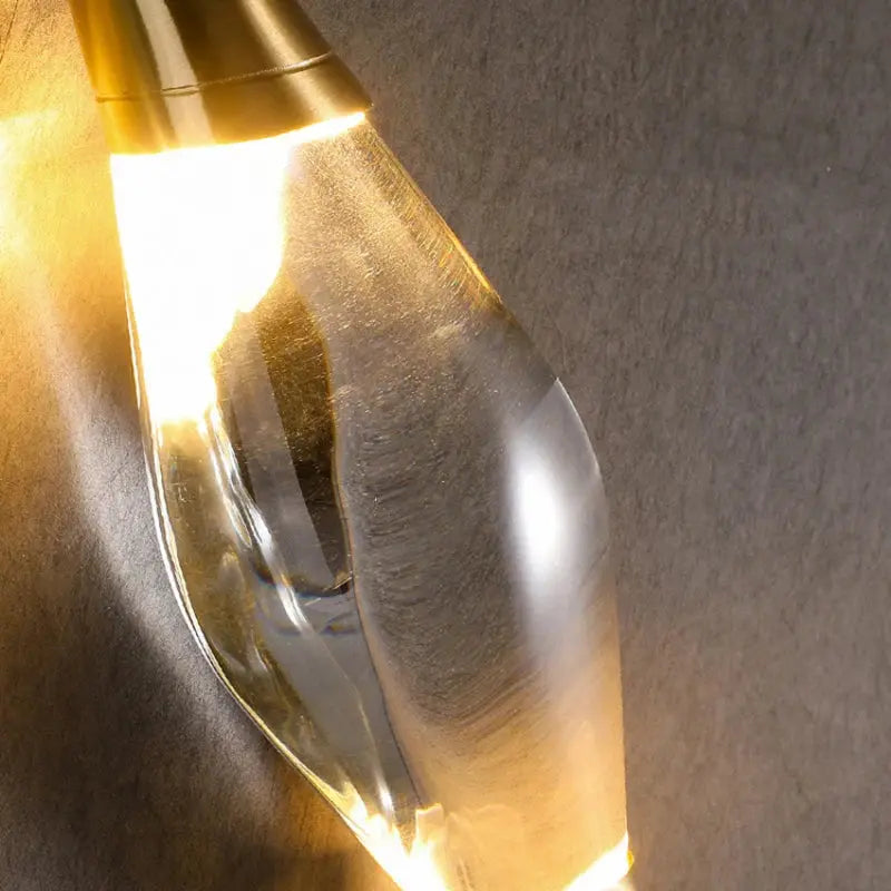 Postmodern Crystal Wall Lamp - Black ChandeliersLife®