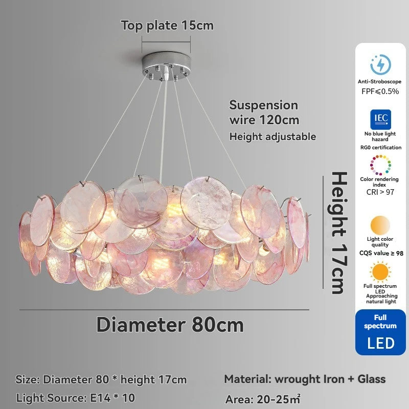 Verdeva Murano-inspired Coloured Glass chandelier, product gallery image 9 of 15