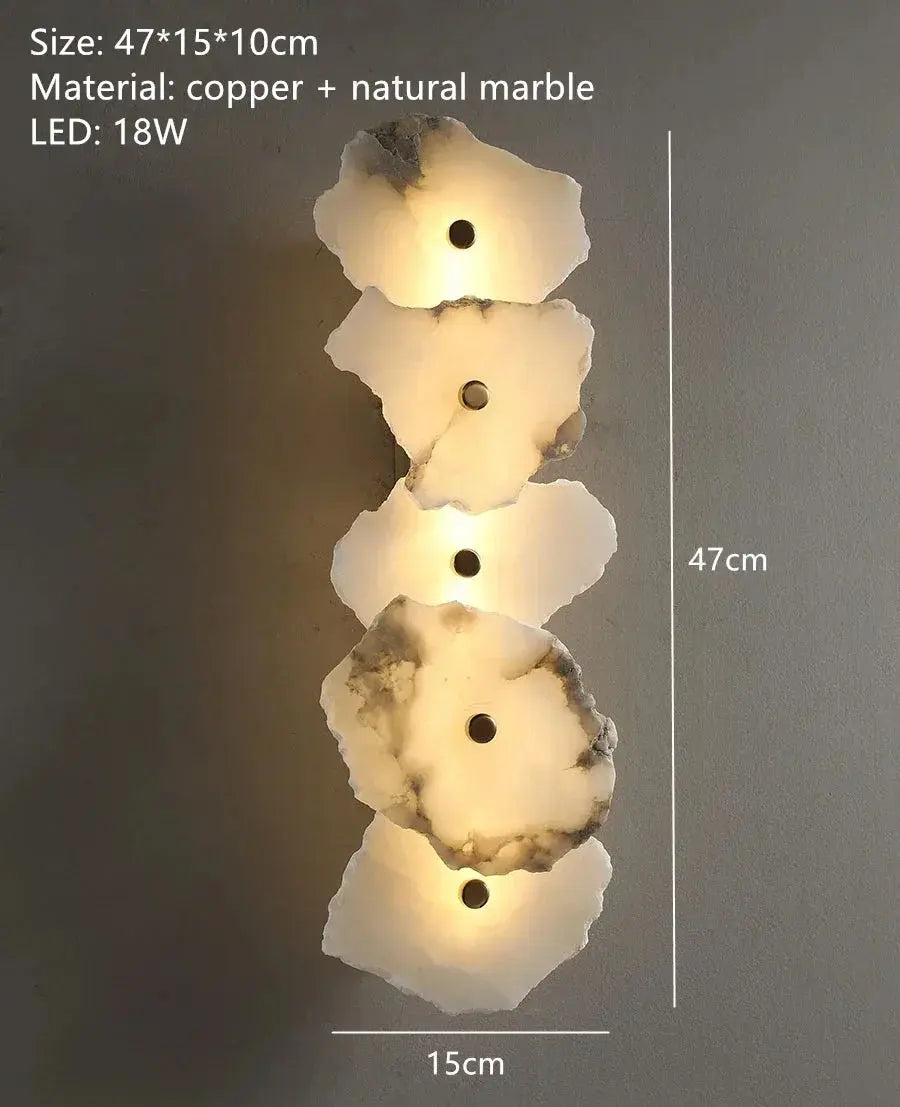 Round Ceiling Marble Wall Lights ChandeliersLife®