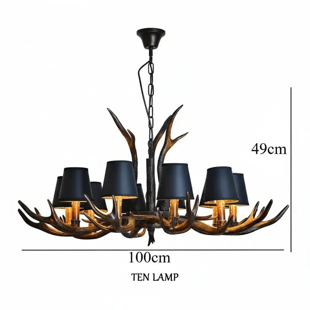 Retro Antler Chandelier ChandeliersLife®