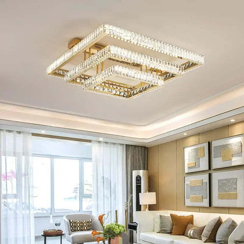 Luxurious Crystal LED Ceiling Chandelier ChandeliersLife®