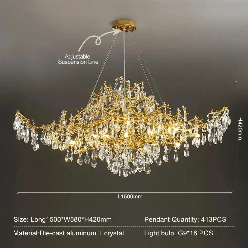Luxury Modern Raindrop Chandeliers