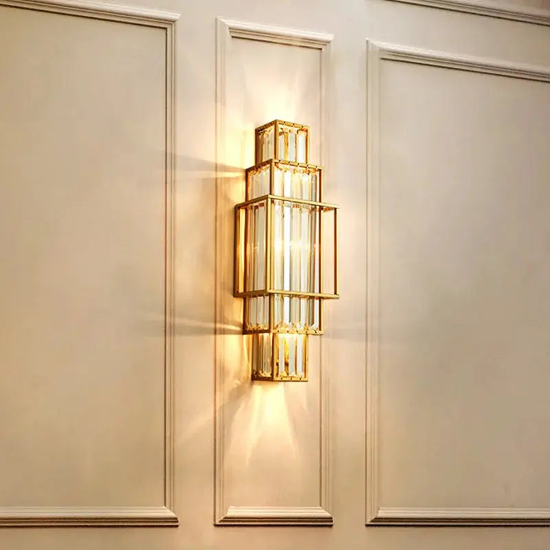 Modern Minimalist Luxury Glass Crystal Wall Lamps ChandeliersLife®