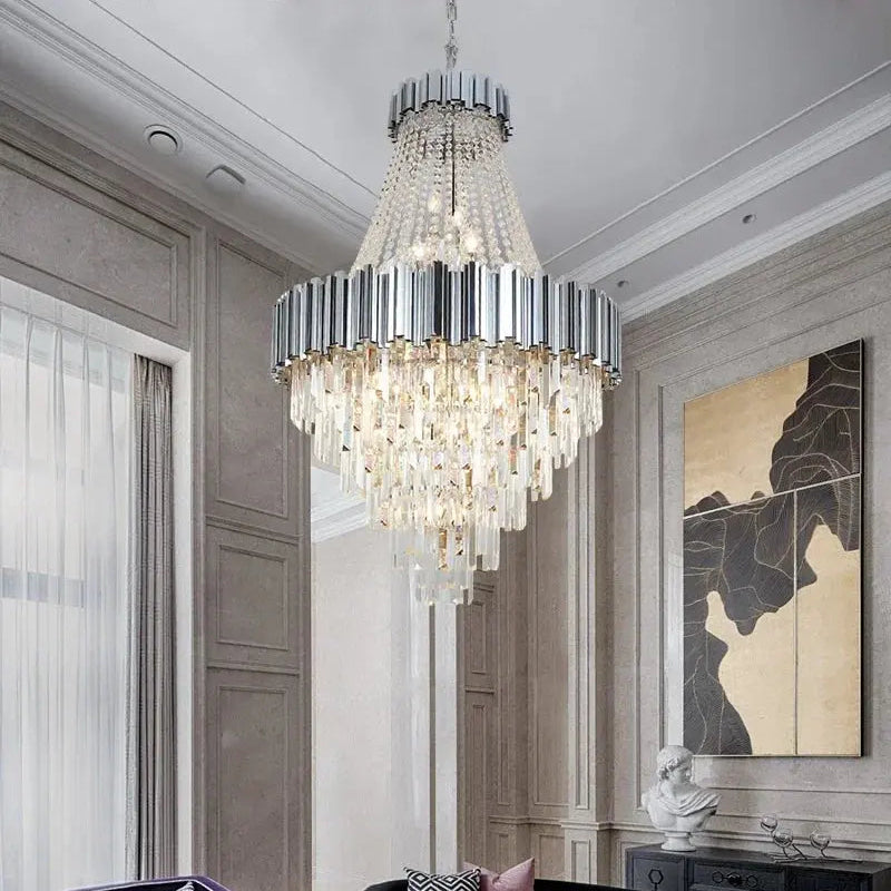 Lustre Suspension Staircase Luxury Chandelier