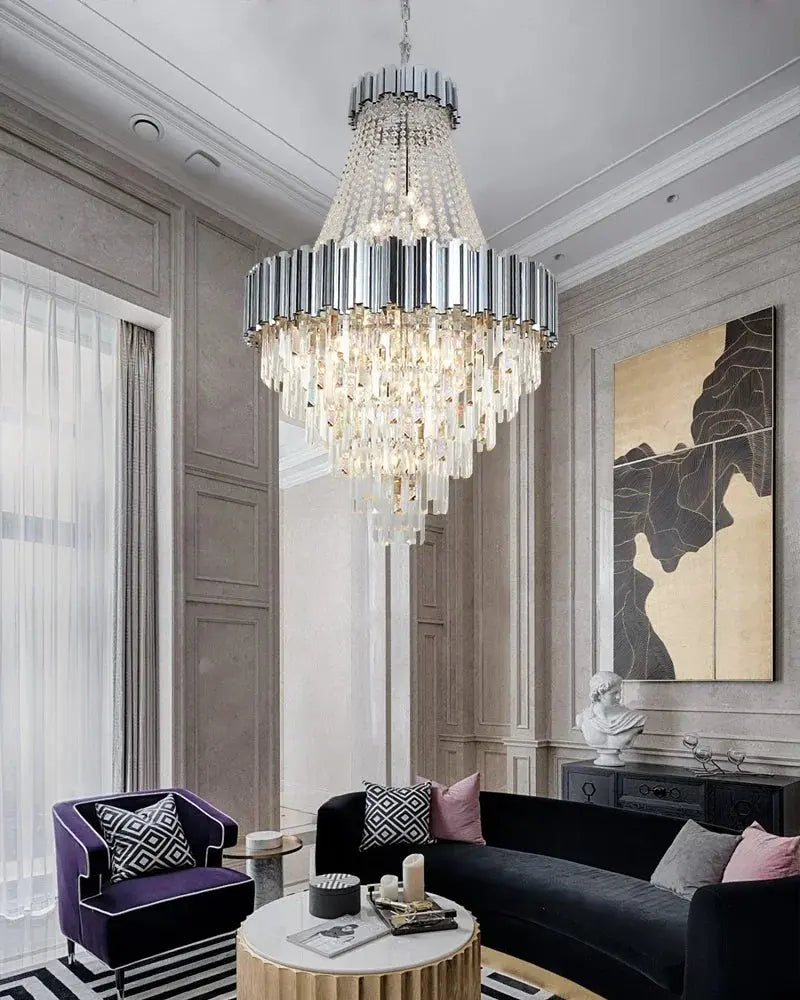 Lustre Suspension Staircase Luxury Chandelier ChandeliersLife®