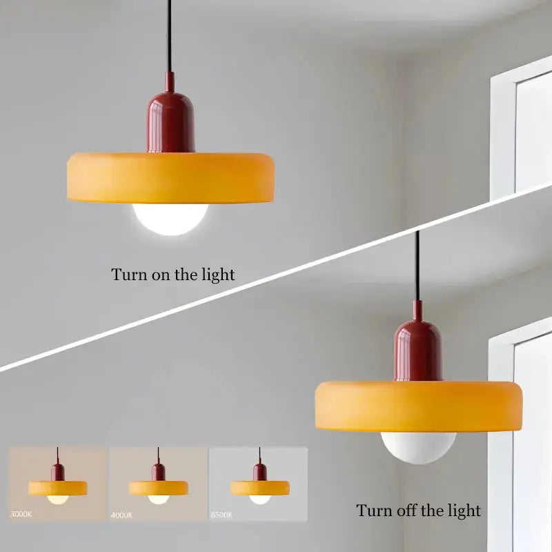 Kitchen Colorful Hanging Lights