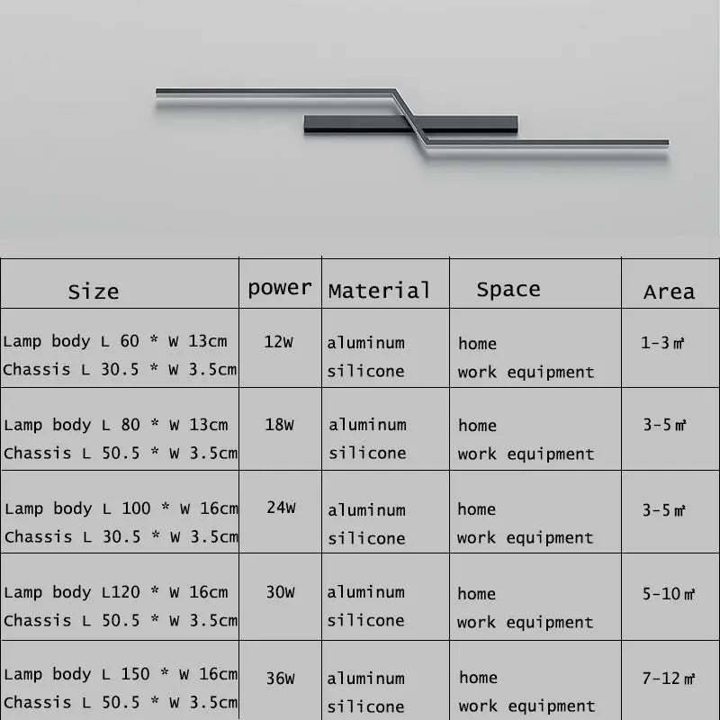 Minimalist Line Strip Wall Lamp ChandeliersLife®
