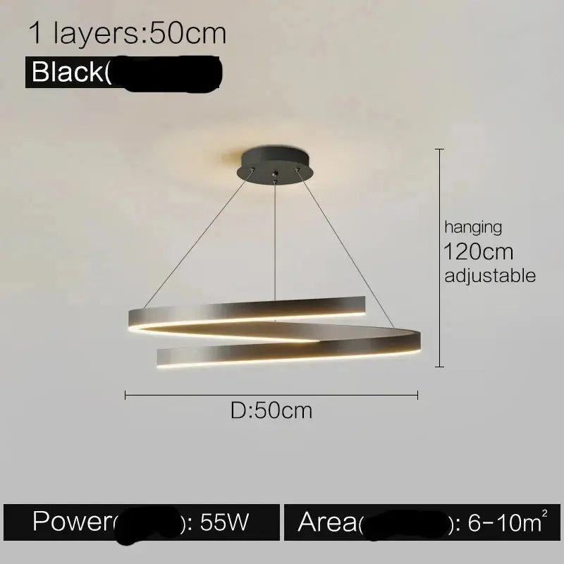 New Minimalist Living Room Modern Pendant Lamp ChandeliersLife®