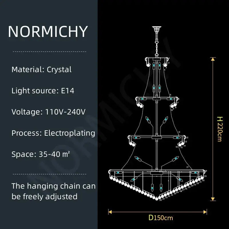 Elegant Crystal Chandelier