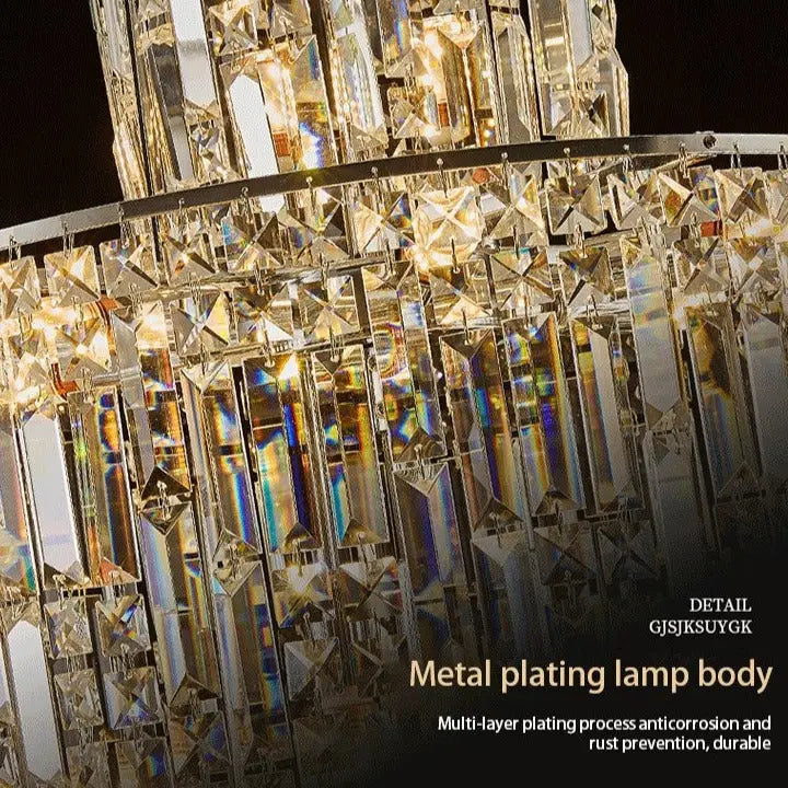 Rotating Staircase Crystal Chandelier ChandeliersLife®