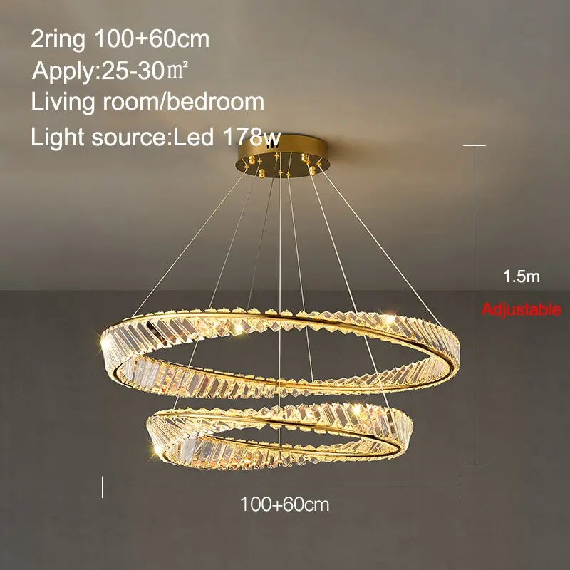 Crystal Led Chandelier ChandeliersLife®