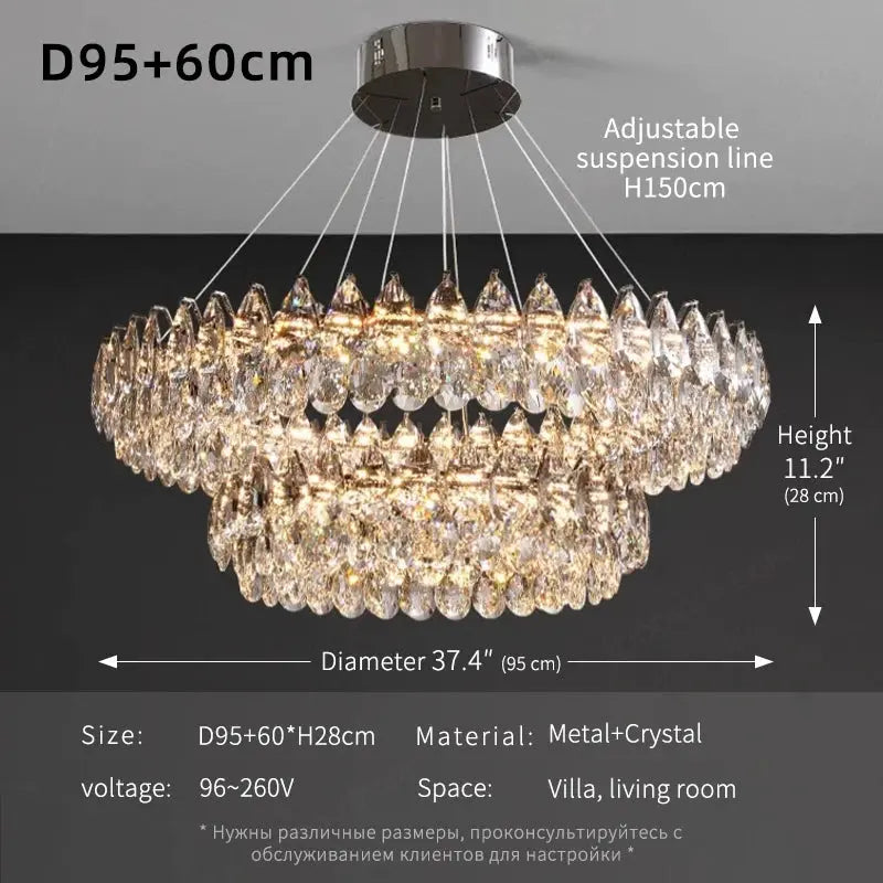 Luxury Crystal Bedroom Chandelier
