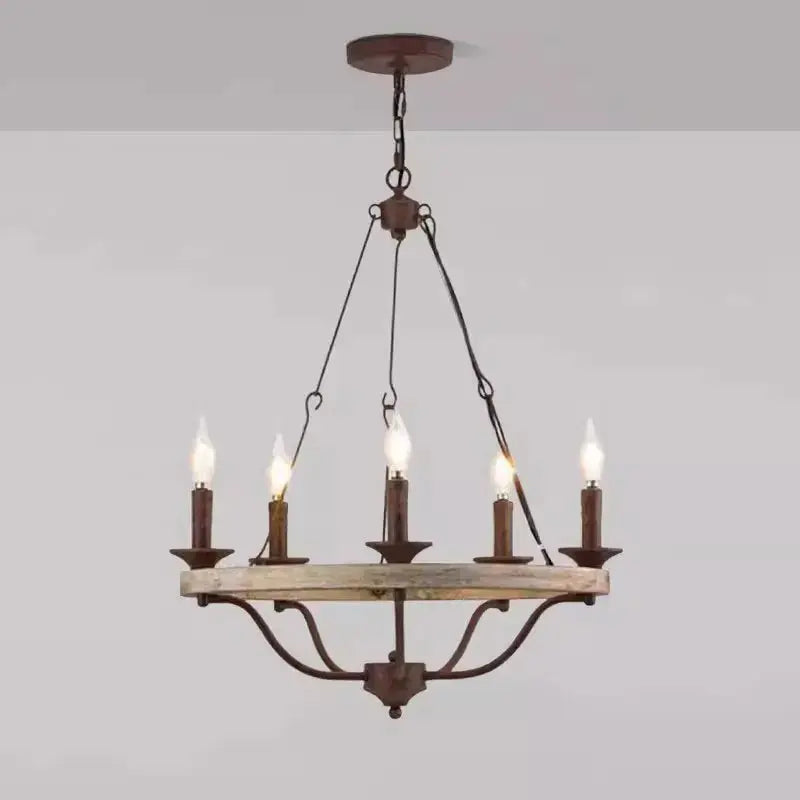 Creative American Rural Design Wooden Pendent Chandelier ChandeliersLife®
