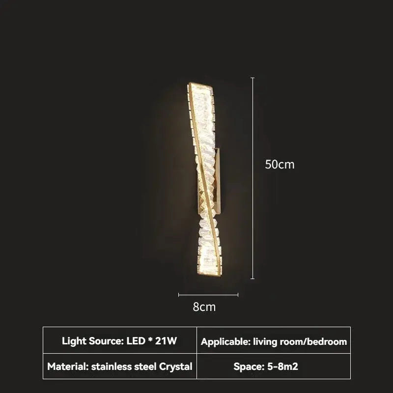 Luxury Italian Crystal Wall Sconce - ChandeliersLife®