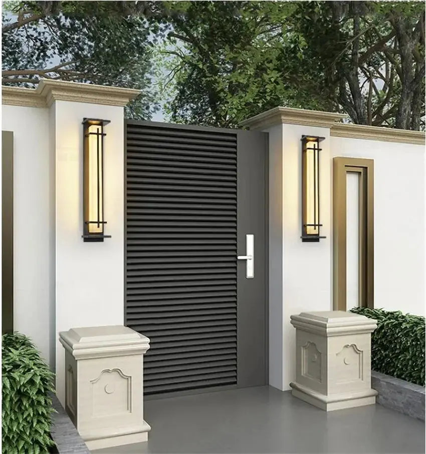 Led Outdoor Wall Lighting IP65 Waterproof 110V 220V Exterior wall Porch Balcony Stainless steel Garden Terrace courtyard Lamp ChandeliersLife®