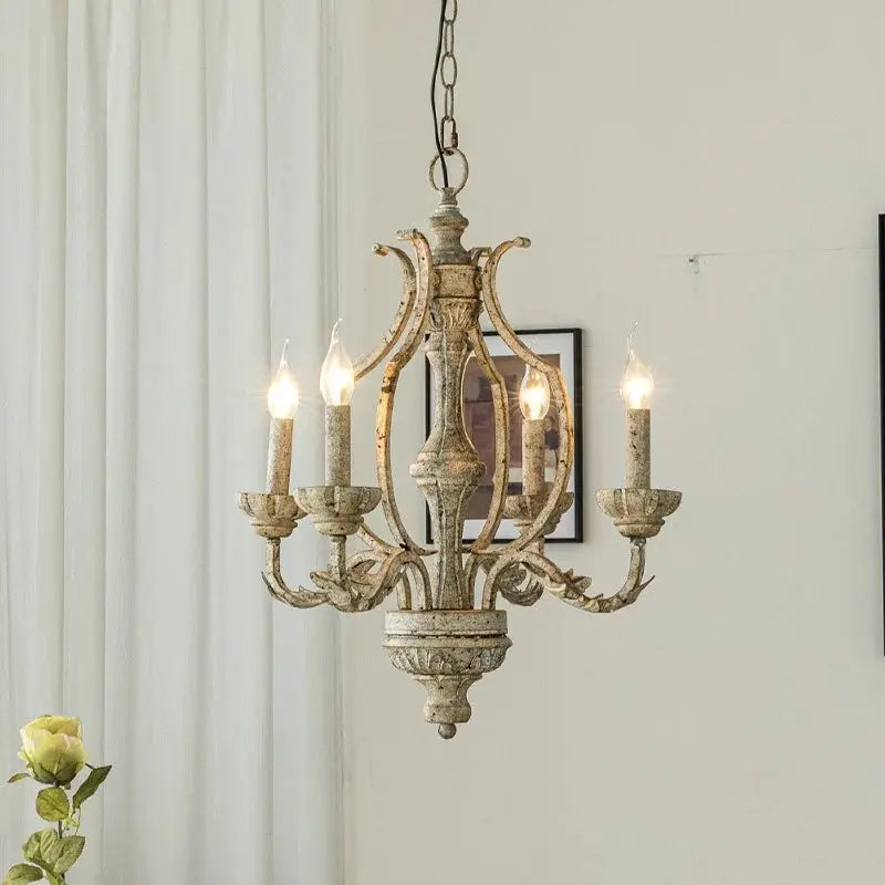 Creative French Wooden Chandelier