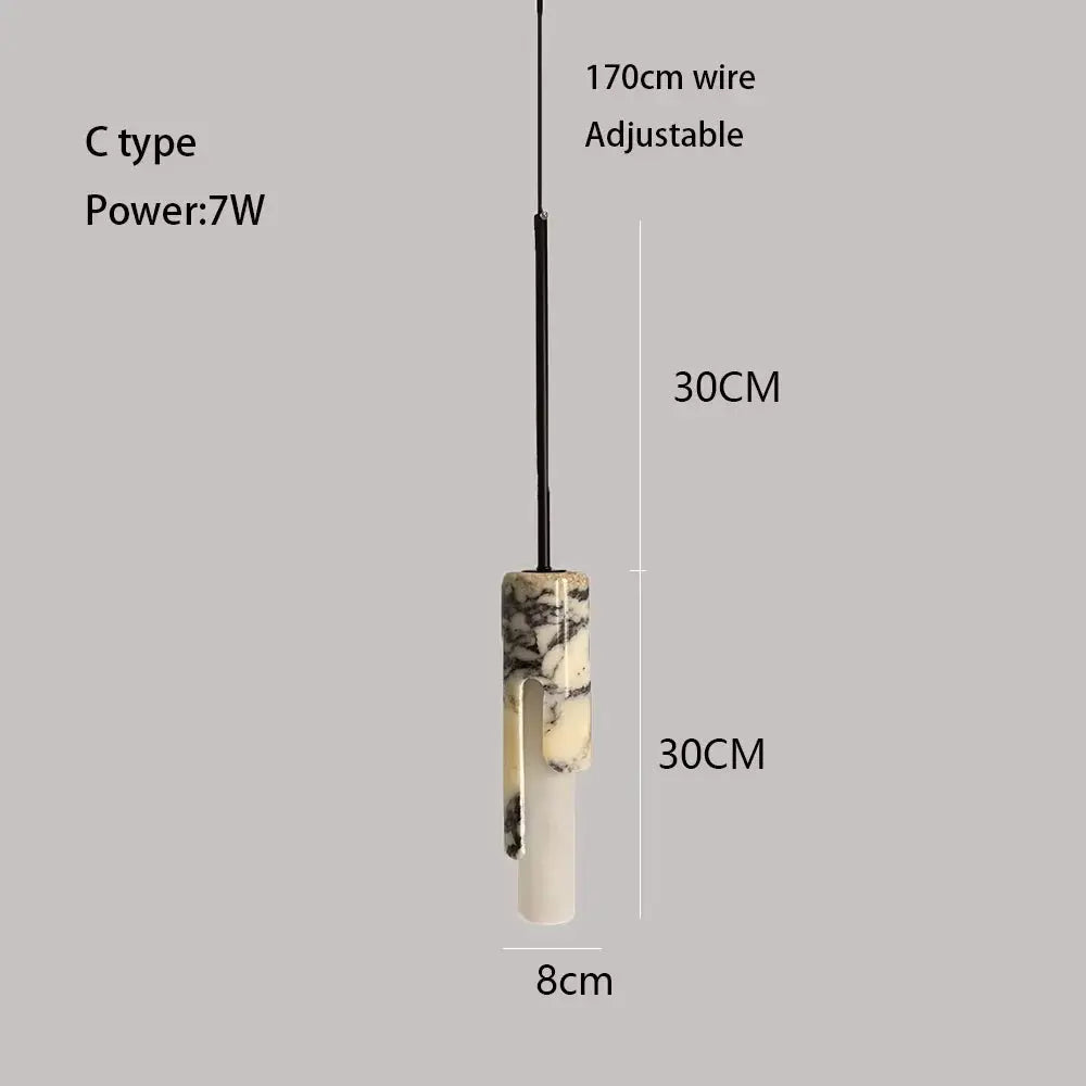 Luxury Black Marble Wall Sconce