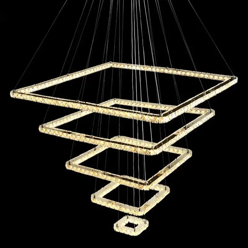 Modern Crystal Square Pendant Light ChandeliersLife®