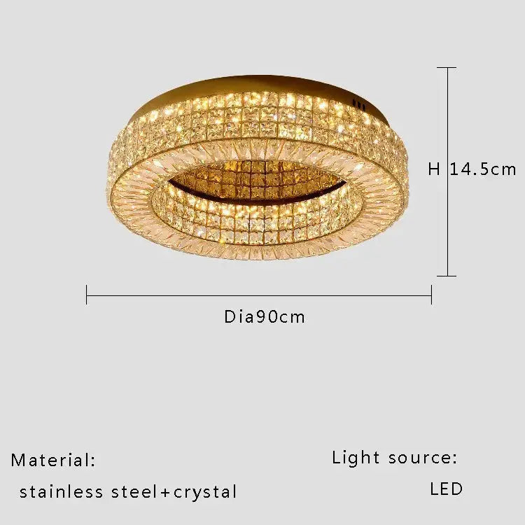 Modern Two Tier Crystal Luxury Ceiling Lights ChandeliersLife®