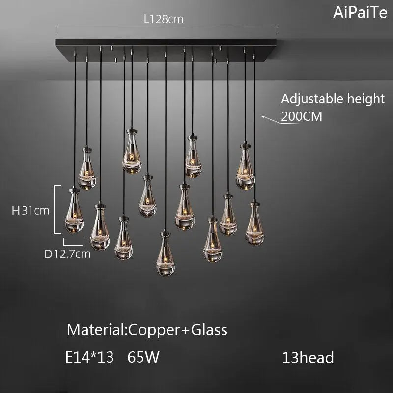 Post-Modern Teardrop Chandelier ChandeliersLife®