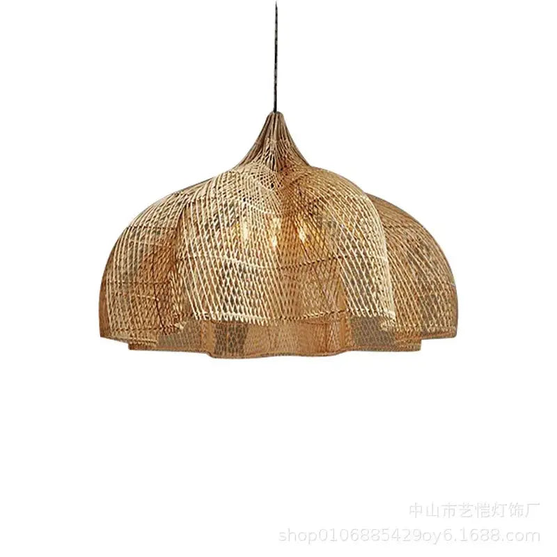 Oriental Petal Rattan Pendant Lights ChandeliersLife®