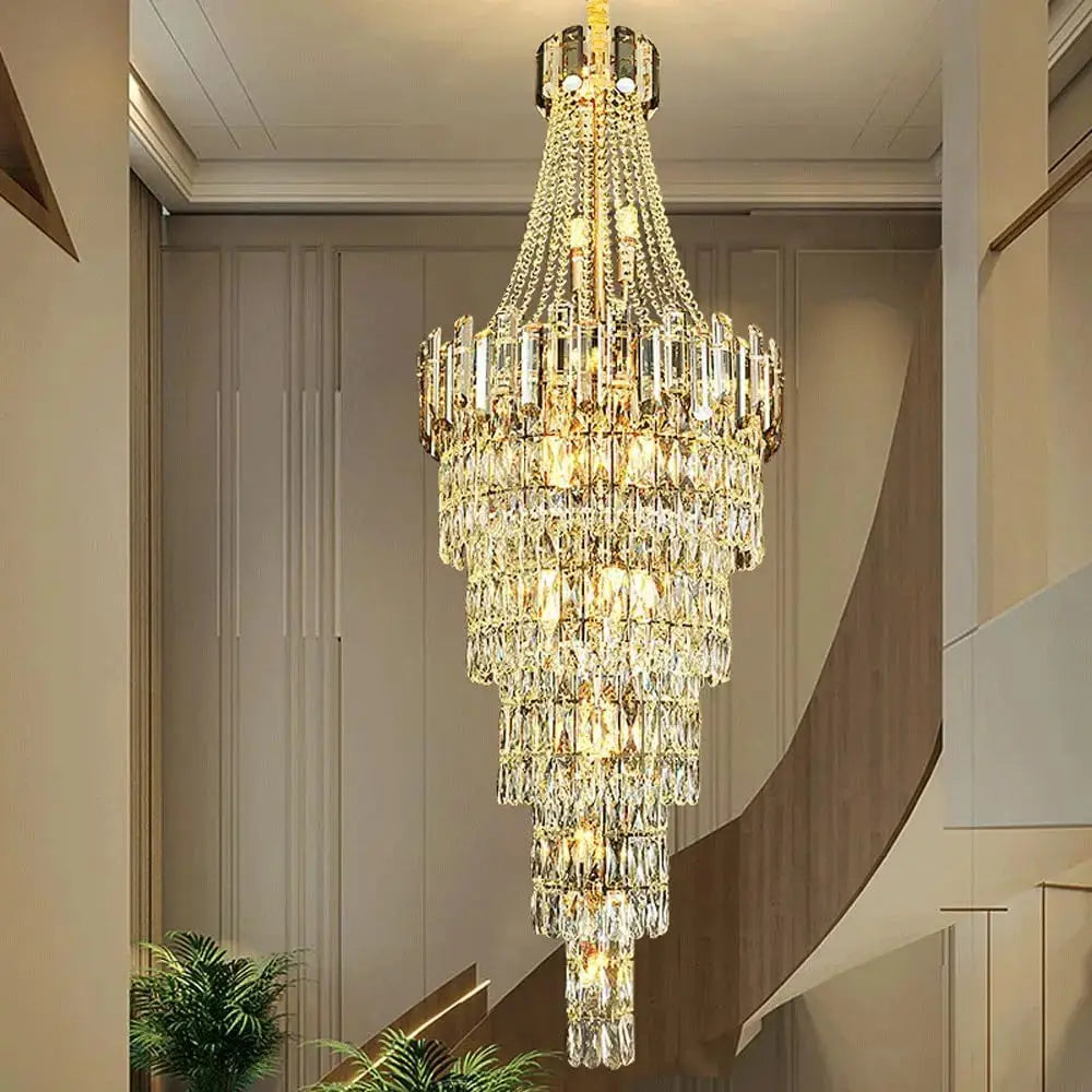 Luxury Villa Staircase Large Chandelier ChandeliersLife®