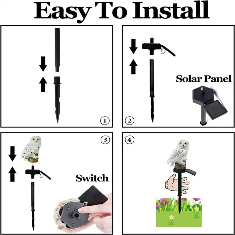 Solar Owl Garden Light ChandeliersLife®