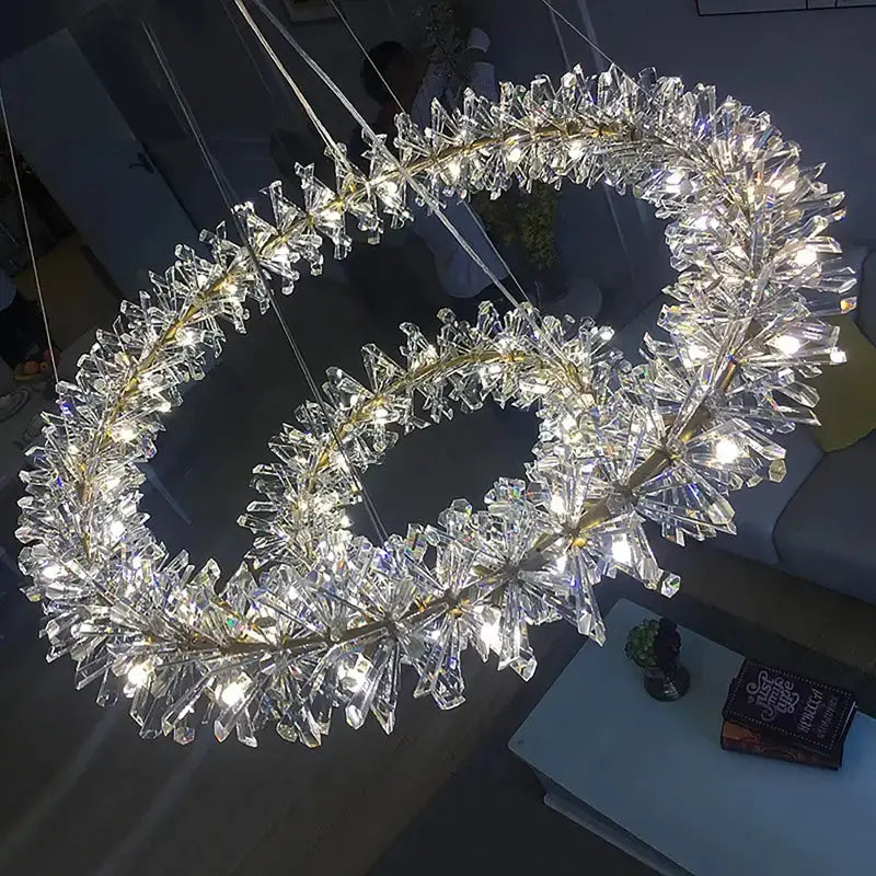 Modern Crystal Flower Pendant Chandelier ChandeliersLife®