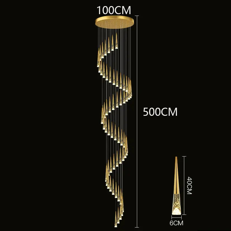 Modern Dome Decoration Stair Pendant Lamp ChandeliersLife®