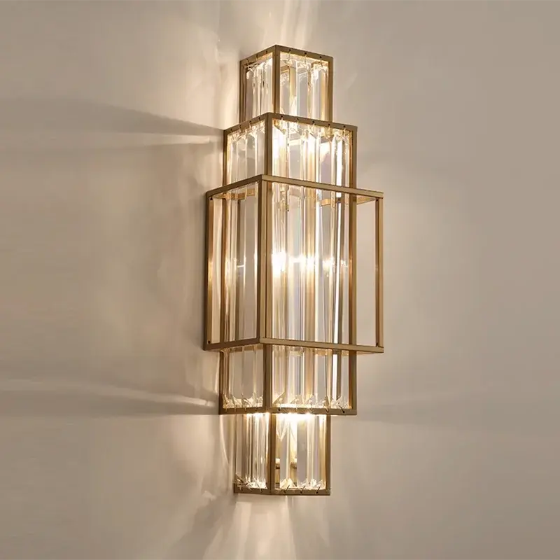 Modern Minimalist Luxury Glass Crystal Wall Lamps ChandeliersLife®