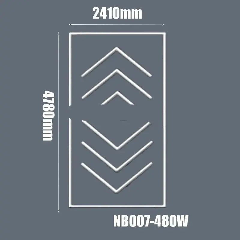 Hexagon Ceiling Light for Car Showroom Workshop ChandeliersLife®