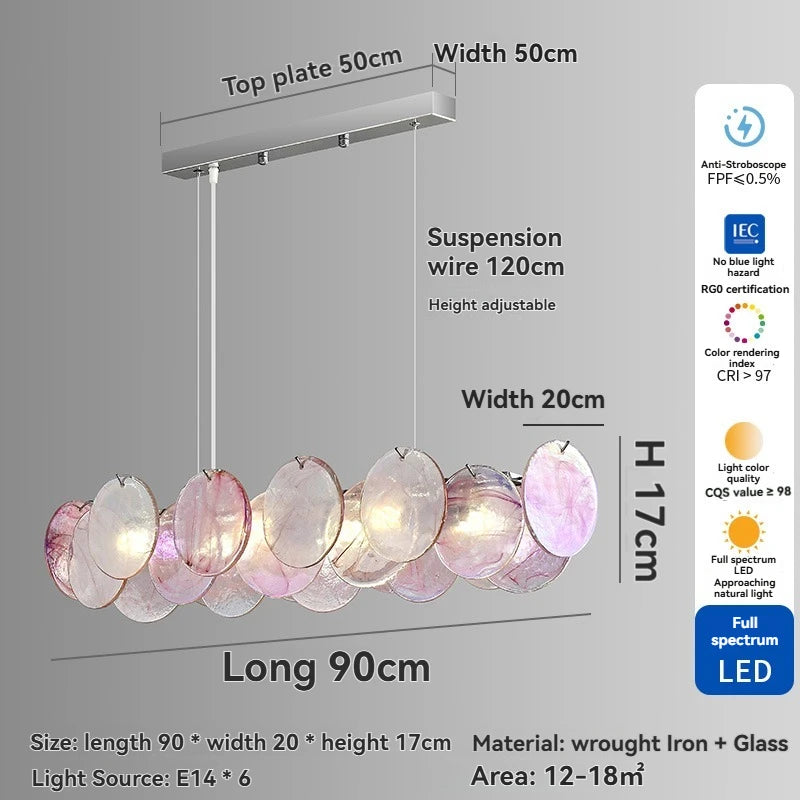 Verdeva Murano-inspired Coloured Glass chandelier, product gallery image 13 of 15