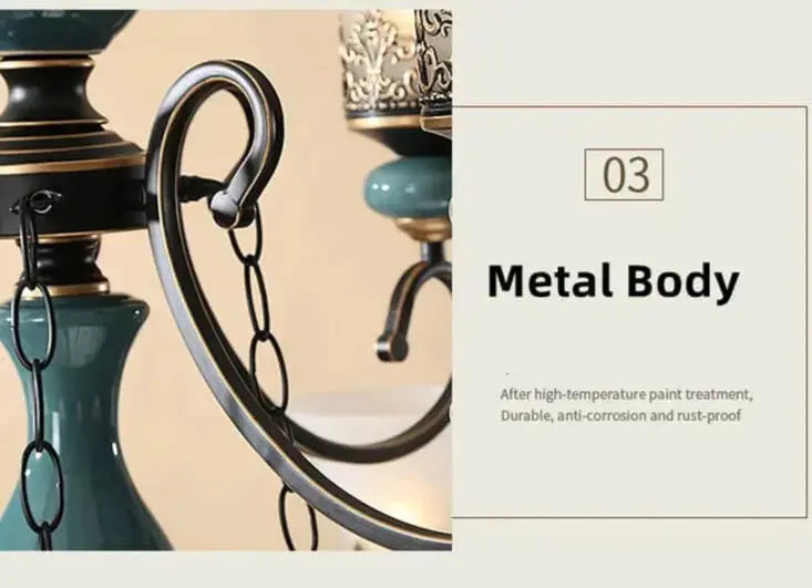 Retro Ceramic Chandelier ChandeliersLife®