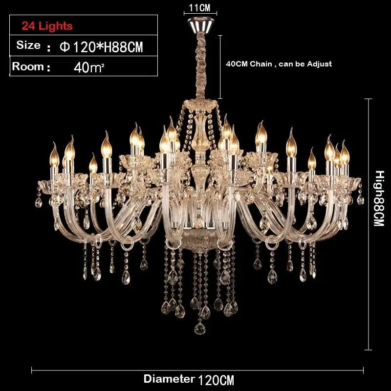 Hotel Lobby K9 Crystal Chandelier ChandeliersLife®