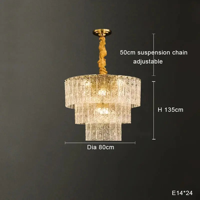 Creative Glass New Postmodern Chandelier