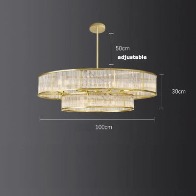Contemporary Lucien lighting in copper with clear crystal detailing — catalogue view 20