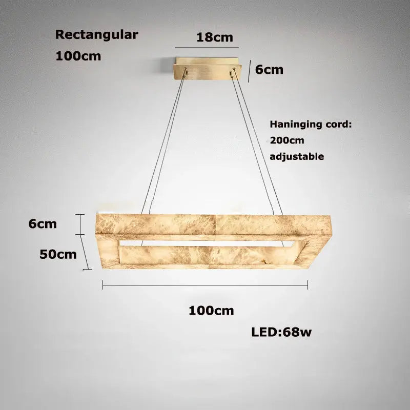 Luxury Marble Lighting Square Chandeliers ChandeliersLife®