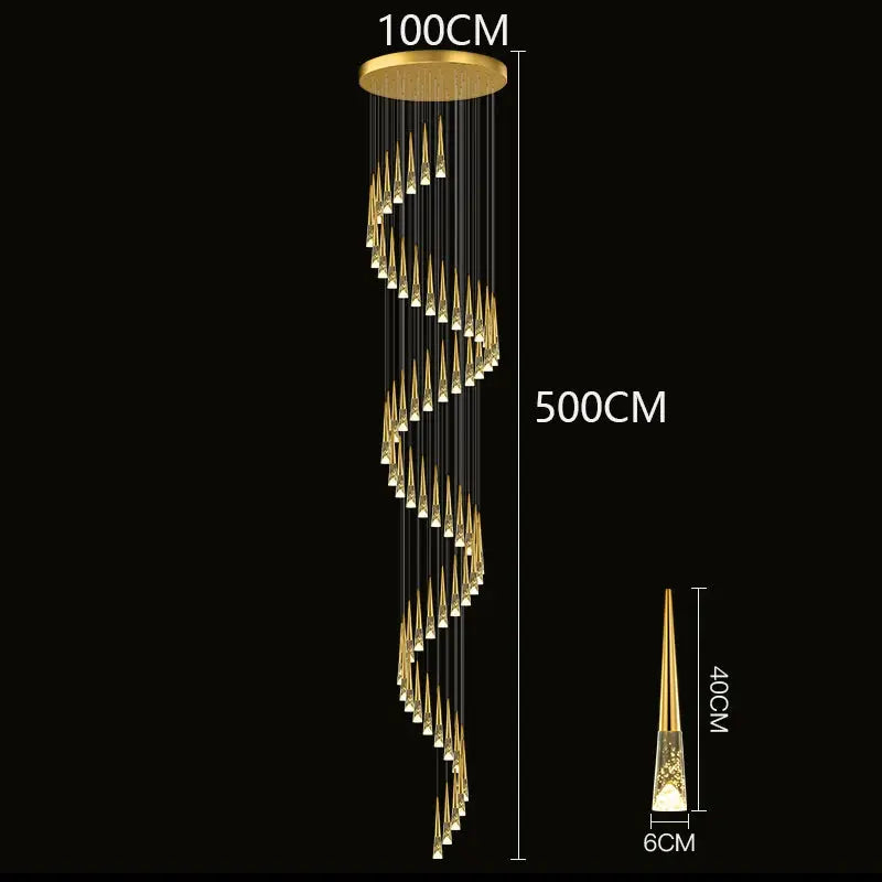 Modern Dome Decoration Stair Pendant Lamp ChandeliersLife®